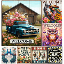 Load image into Gallery viewer, Fishing-Full Round Diamond Painting-35x40cm