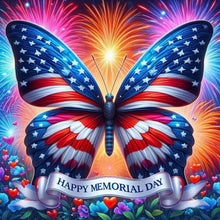 Load image into Gallery viewer, Butterfly-Full Round Diamond Painting-30x30cm