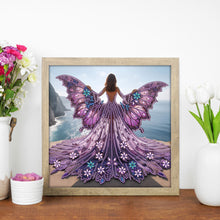 Load image into Gallery viewer, Angel Wings Girl-Partial Special Diamond Painting-30x30cm