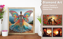 Load image into Gallery viewer, Angel Wings Girl-Partial Special Diamond Painting-30x30cm