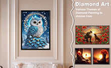 Load image into Gallery viewer, Owl-Partial Special Diamond Painting-30x40cm