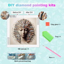 Load image into Gallery viewer, Abstract Egyptian Portrait-Partial Special Diamond Painting-30x30cm