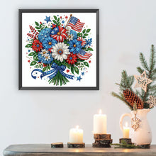 Load image into Gallery viewer, Independence Day Bouquet-Partial Special Diamond Painting-30x30cm