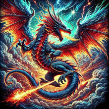 Load image into Gallery viewer, Dragon-Full Round Diamond Painting-40x40cm