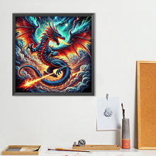 Load image into Gallery viewer, Dragon-Full Round Diamond Painting-40x40cm