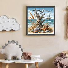 Load image into Gallery viewer, Ocean-Full Round Diamond Painting-30x30cm