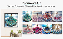 Load image into Gallery viewer, Gorgeous Skirt Girl-Partial Special Diamond Painting-30x30cm