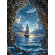 Load image into Gallery viewer, Mountain-Full Round Diamond Painting-30x40cm