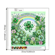 Load image into Gallery viewer, Blooming Lucky Clover-Partial Special Diamond Painting-30x30cm