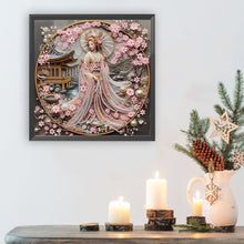 Load image into Gallery viewer, Japanese Style Girl-Partial Special Diamond Painting-30x30cm