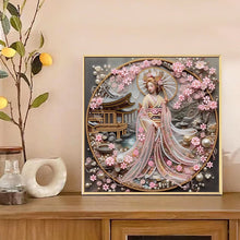 Load image into Gallery viewer, Japanese Style Girl-Partial Special Diamond Painting-30x30cm