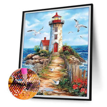Load image into Gallery viewer, Lighthouse-Full Round Diamond Painting-30x40cm