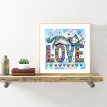 Load image into Gallery viewer, Cat-Full Round Diamond Painting-30x30cm