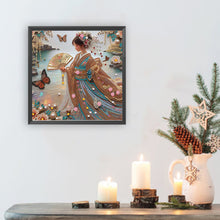 Load image into Gallery viewer, Japanese Girl-Partial Special Diamond Painting-30x30cm