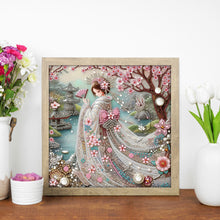 Load image into Gallery viewer, Japanese Girl-Partial Special Diamond Painting-30x30cm