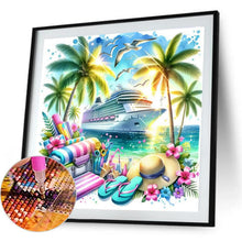 Load image into Gallery viewer, Ocean-Full Round Diamond Painting-30x30cm