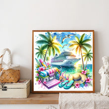 Load image into Gallery viewer, Ocean-Full Round Diamond Painting-30x30cm