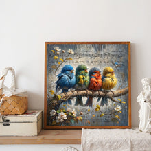 Load image into Gallery viewer, Bird-Full Round Diamond Painting-40x40cm
