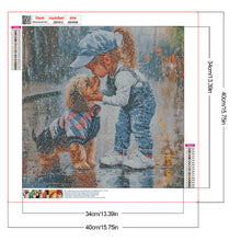 Load image into Gallery viewer, Little Girl-Full Round Diamond Painting-40x40cm
