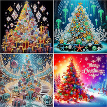Load image into Gallery viewer, Christmas Tree-Partial Special Diamond Painting-30x30cm