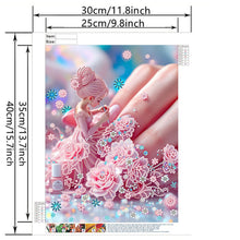 Load image into Gallery viewer, Flower Beauty-Partial Special Diamond Painting-30x40cm