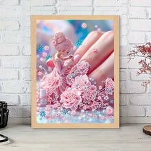 Load image into Gallery viewer, Flower Beauty-Partial Special Diamond Painting-30x40cm