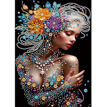 Load image into Gallery viewer, Flower Beauty-Partial Special Diamond Painting-30x40cm
