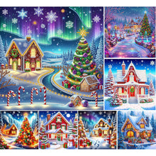 Load image into Gallery viewer, Christmas House-Partial Special Diamond Painting-30x30cm