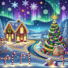 Load image into Gallery viewer, Christmas House-Partial Special Diamond Painting-30x30cm