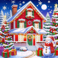 Load image into Gallery viewer, Christmas House-Partial Special Diamond Painting-30x30cm