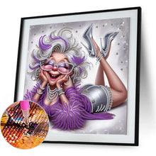 Load image into Gallery viewer, Cute Grandma-Partial Special Diamond Painting-30x30cm