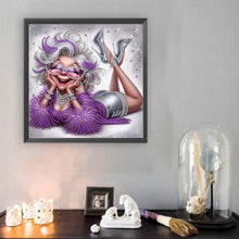 Load image into Gallery viewer, Cute Grandma-Partial Special Diamond Painting-30x30cm