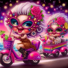 Load image into Gallery viewer, Cute Grandma-Partial Special Diamond Painting-30x30cm