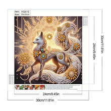 Load image into Gallery viewer, Snow Scene Cat-Partial Special Diamond Painting-30x30cm