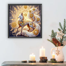 Load image into Gallery viewer, Snow Scene Cat-Partial Special Diamond Painting-30x30cm
