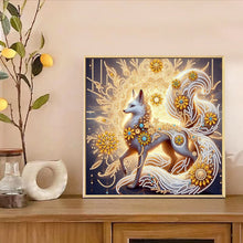 Load image into Gallery viewer, Snow Scene Cat-Partial Special Diamond Painting-30x30cm