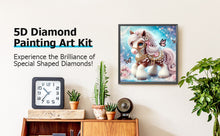 Load image into Gallery viewer, Snow Scene Cat-Partial Special Diamond Painting-30x30cm