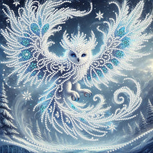 Load image into Gallery viewer, Snow Scene Cat-Partial Special Diamond Painting-30x30cm