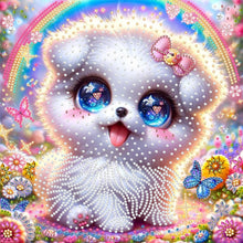 Load image into Gallery viewer, Snow Scene Cat-Partial Special Diamond Painting-30x30cm