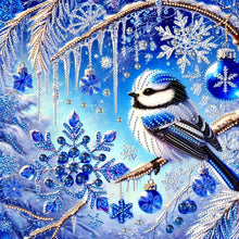 Load image into Gallery viewer, Snow Scene Cat-Partial Special Diamond Painting-30x30cm