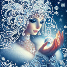 Load image into Gallery viewer, Enchanting Woman Eyes-Partial Special Diamond Painting-30x30cm