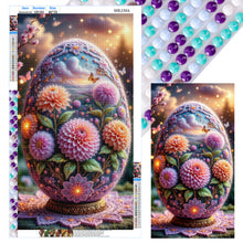Load image into Gallery viewer, Flowers-Full Round Diamond Painting-40x70cm-Large Size