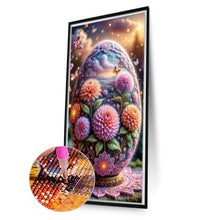 Load image into Gallery viewer, Flowers-Full Round Diamond Painting-40x70cm-Large Size