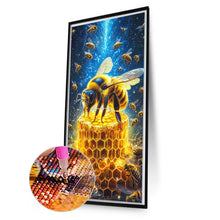 Load image into Gallery viewer, Bee-Full Round Diamond Painting-40x70cm-Large Size