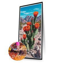 Load image into Gallery viewer, Cactus-Full Round Diamond Painting-40x70cm-Large Size