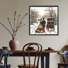 Load image into Gallery viewer, Christmas-Full Round Diamond Painting-40x40cm