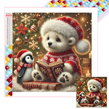 Load image into Gallery viewer, Bear-Full Square Diamond Painting-30x30cm