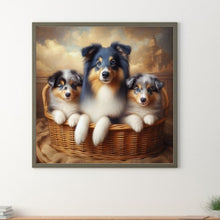 Load image into Gallery viewer, Dog-Full Round Diamond Painting-40x40cm
