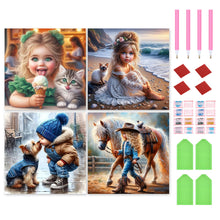 Load image into Gallery viewer, Abstract-Full Round Diamond Painting-30x30cm