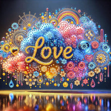 Load image into Gallery viewer, LOVE-Partial Special Diamond Painting-30x30cm
